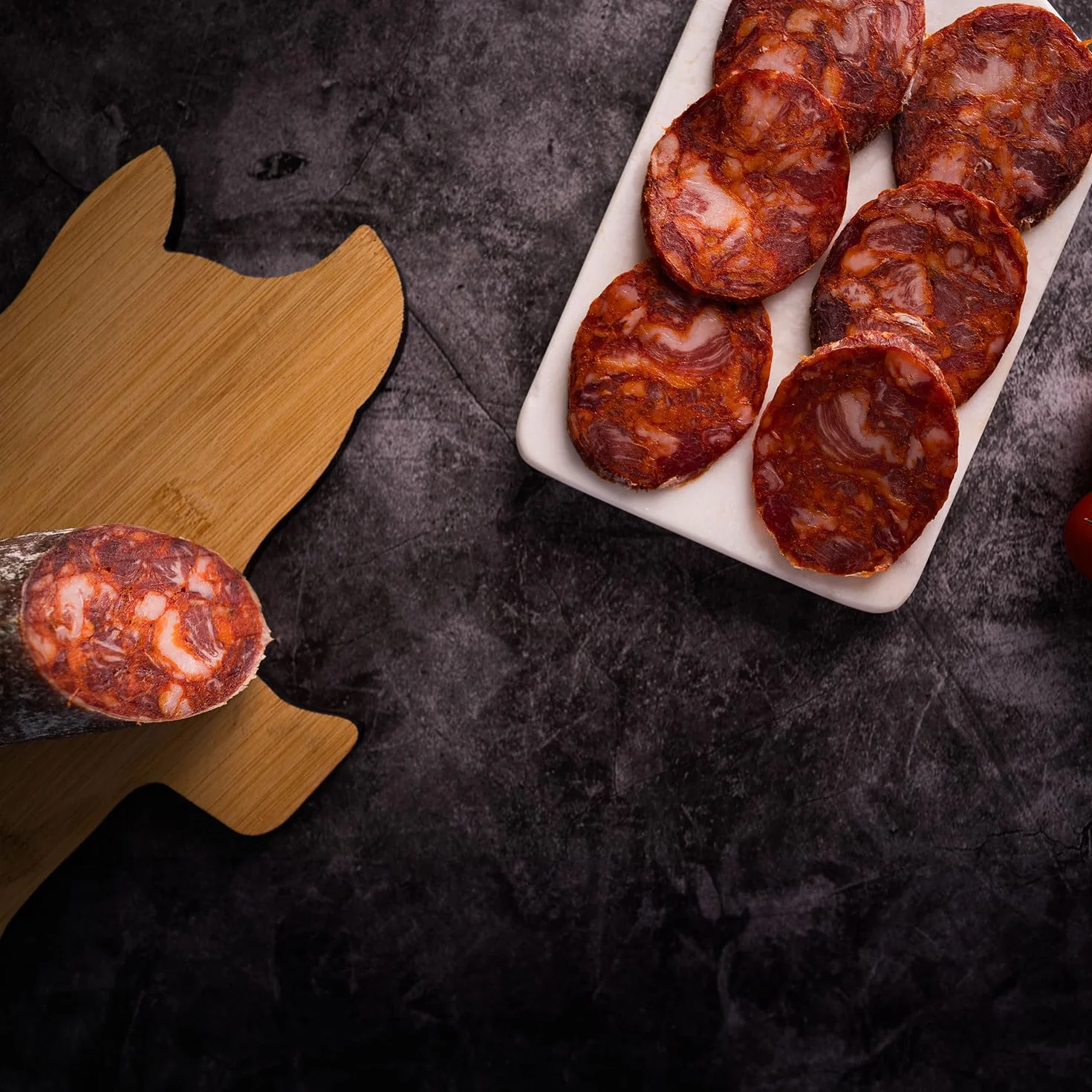 Chorizo Ibérico de Bellota, 10 Sobres, 100 g, Caja Regalo