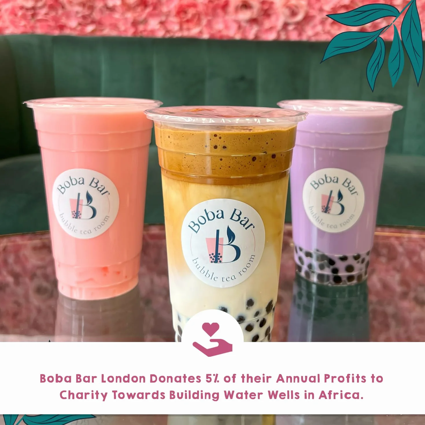 Coral Reef Kit de Té de Burbujas Mixtas 4 Porciones con Sabores de Té, Coberturas de Boba y Gelatina, Perlas de Tapioca