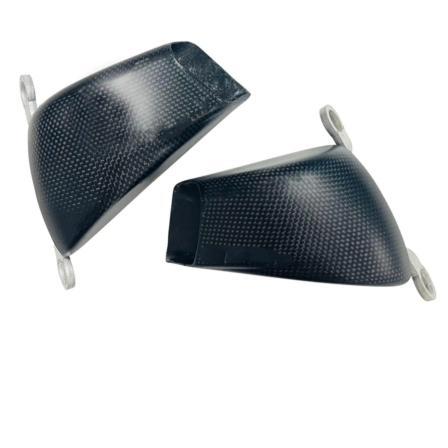 Pinza Delantera de Motocicleta de 100 mm o 108 mm,Montaje de refrigeración de Frenos, Piezas modificadas de Fibra de Carbono Refrigeración de Pinza de Freno(Right)