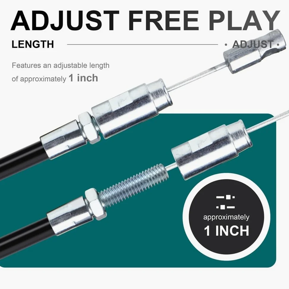 Cable de embrague superior acero inoxidable para motocicleta, 110/115cm, para turismo, Para Road King, Para Softail