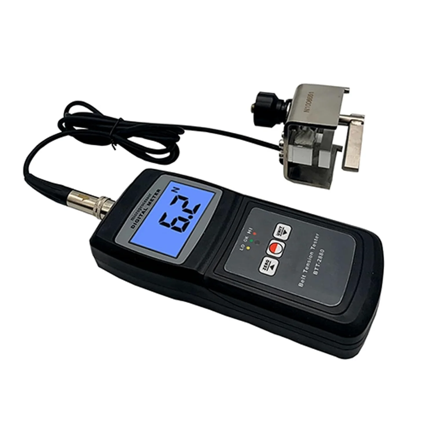 Medidor De Tensión De Correa 0-750n, Comprobador De Tensión De Correa Preciso ±5% con Pantalla LCD para Una Medición Precisa, Ideal para El Mantenimiento Y La Configuración De Correas.