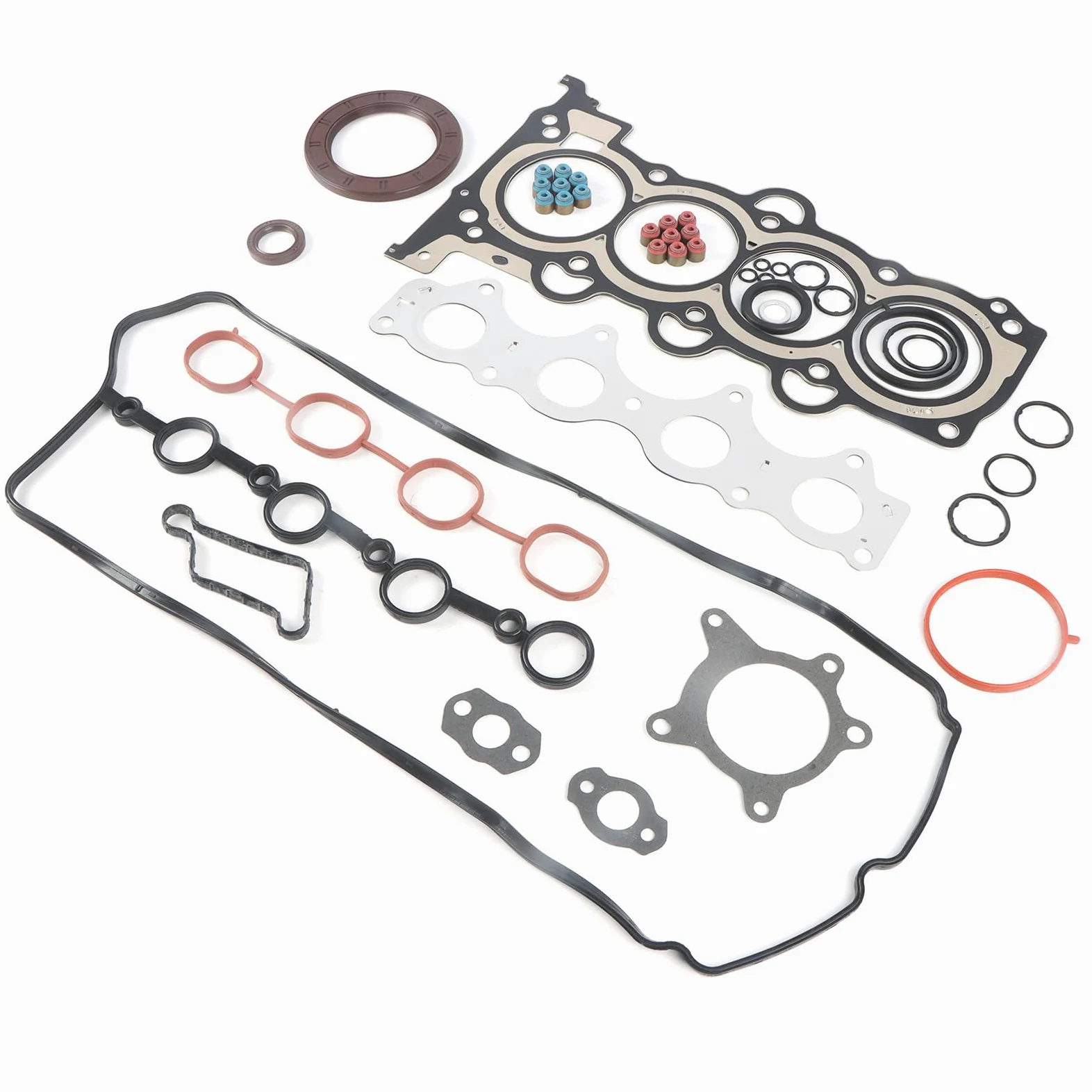 1 Juego de Kit de revisión del motor 20910-2BB03 28411-2B600 22443-2B800 22224-2B011 for accesorios de revisión de motores G4FD 1.6L