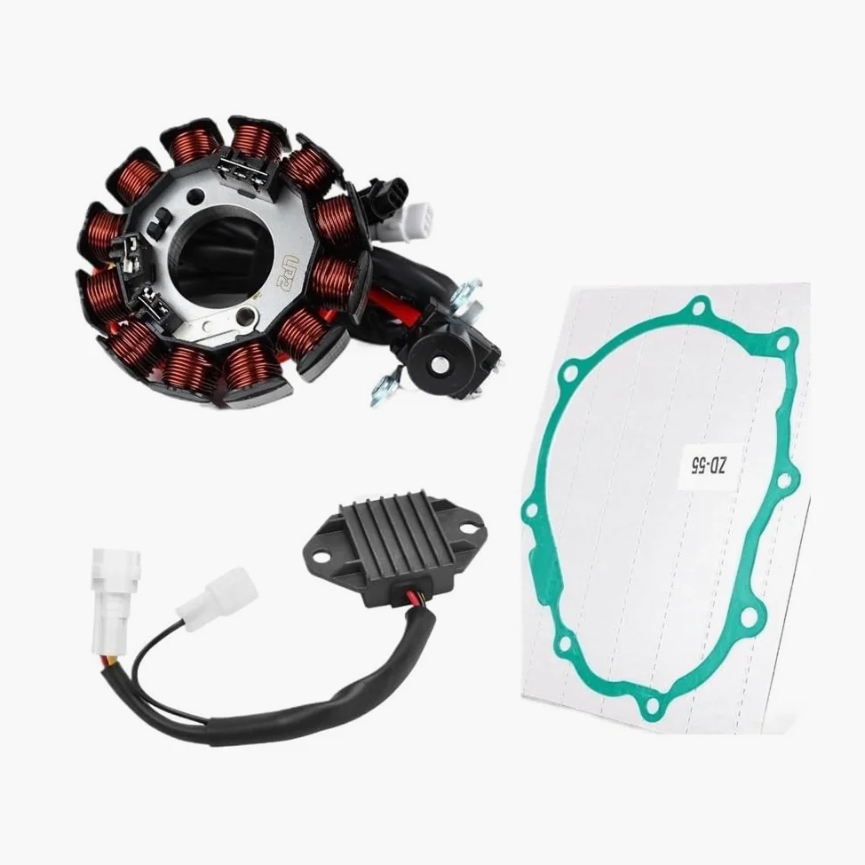Bobina Estator Generador Magneto Motocicleta Kit De Junta Reguladora Bobina Estator Motocicleta, para Gas EC250 EC250F 4T 2013-2015, para Gasgas EC300 EC300F 2013-2014, Encendedor Magnético