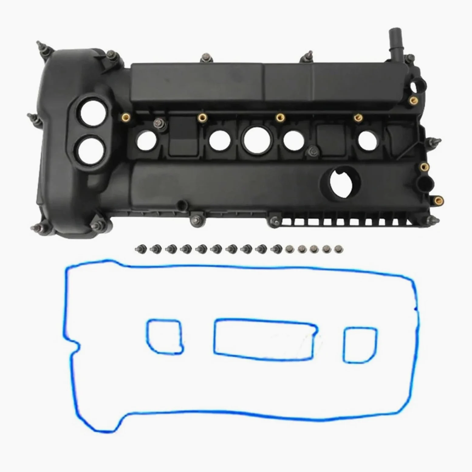 Kit reparación tapa válvula PCV motor Para Ford Para Ecosport 2018-21 Para Focus 2,0 2014-2018 FM5Z6582E Cubierta De Válvula Motor Culata Pernos Junta