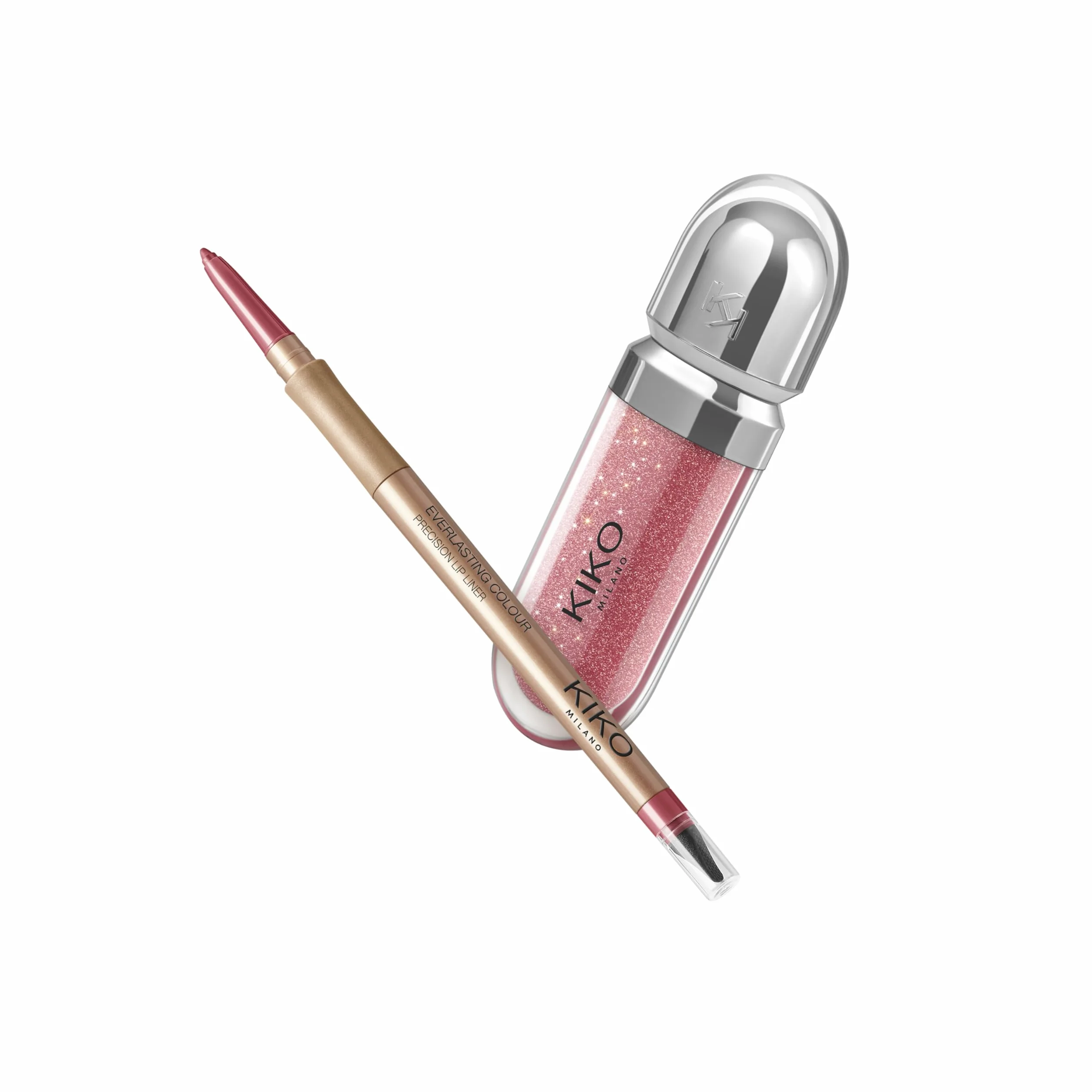 KIKO Milano Lip Combo Set 01, Set De Labios Hidratante Y Lápiz De Labios