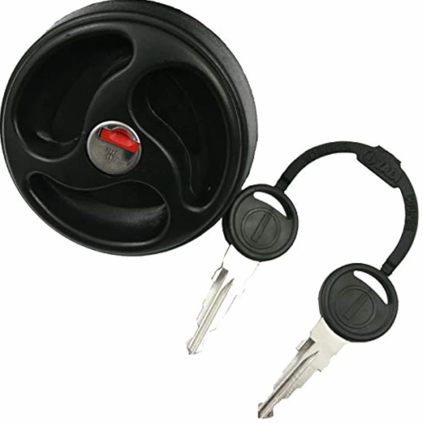 Tapa de depósito de agua de color negro con 3 empuñaduras de cavidad ergonómica, para coches y caravanas