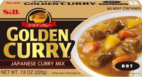 S&B Golden Curry Hot 220g x 2 Pack