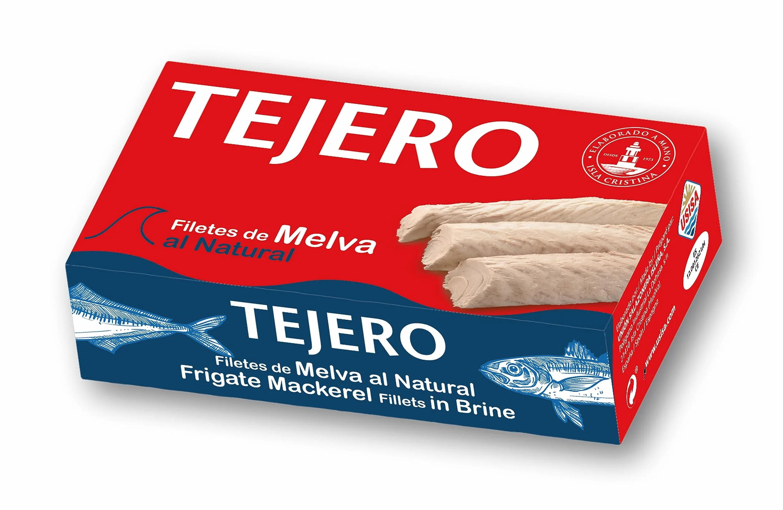 Tejero Filetes de Melva al natural 5 Latas 120 g