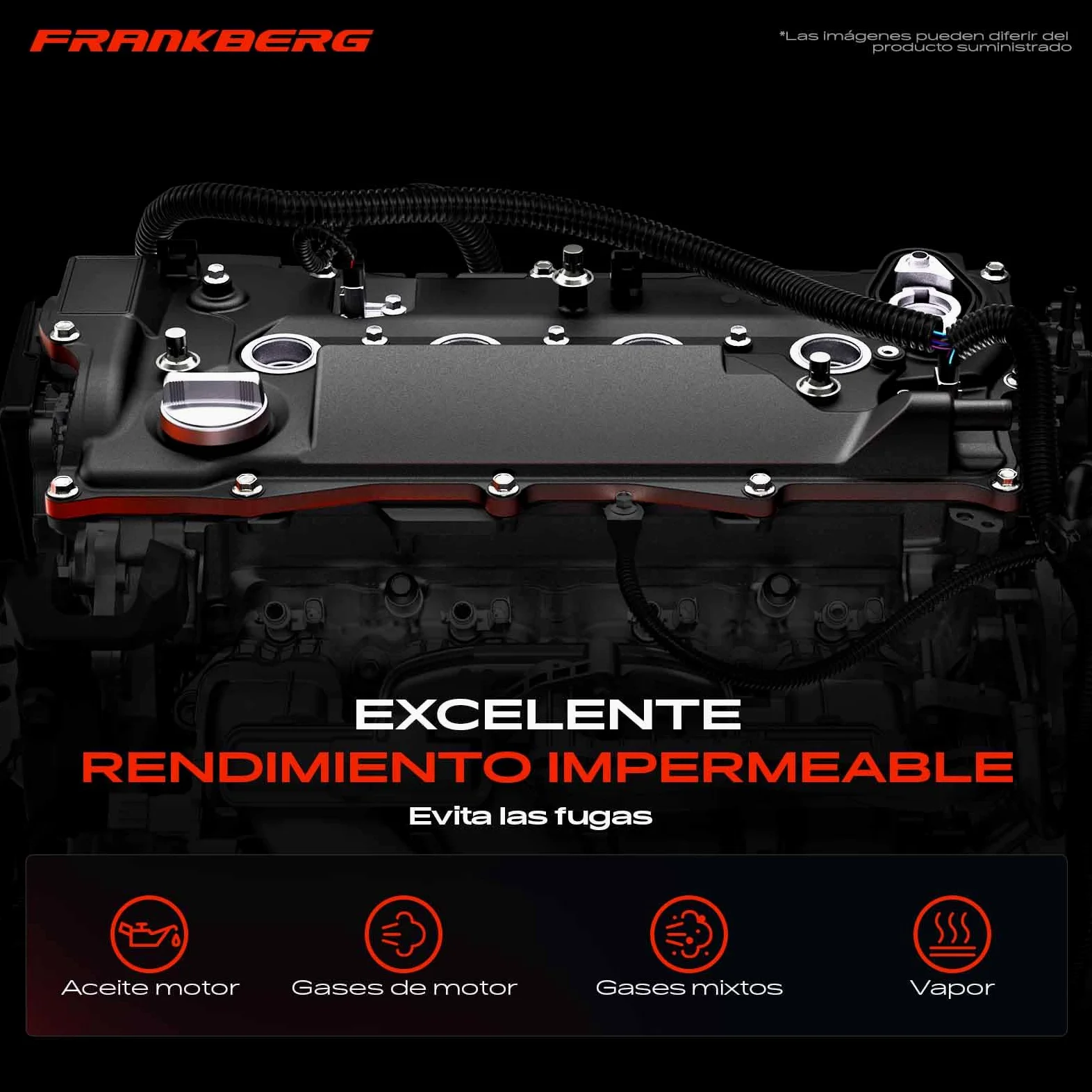 Frankberg Tapa de culata 11128508570 | Compatible con: Serie 1 Convertible E88, Serie 1 E81, Serie 5 E60, Serie 3 Coupé E92, Serie 3 Touring E91