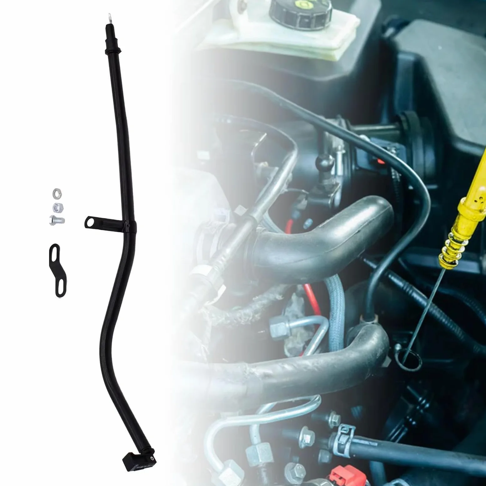 varilla de medición de transmisión líquido Herramienta Transmisión Varilla Medidora Aceite Motor Reemplace Directamente Examinar 700R4 4L60E Compatible Con Pontiac 1982-1995
