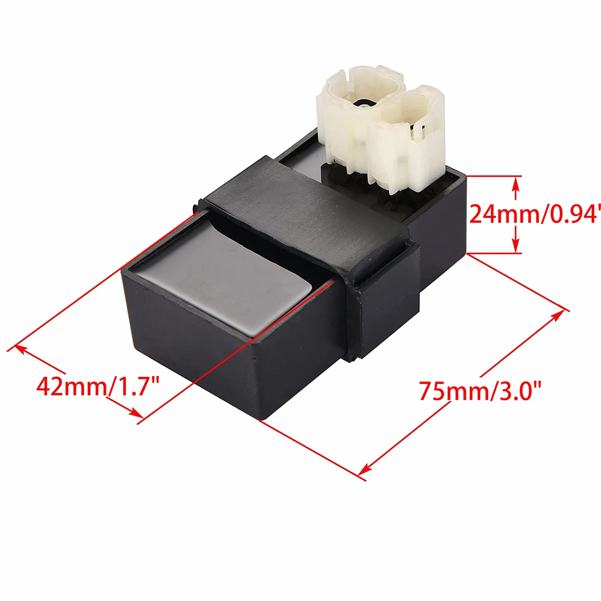 WOOSTAR 6 Pines DC CDI Reemplazo para GY6 49cc 50cc 125cc 150cc CF250 CN250 2001 ATV 4 Wheeler Quad Go Kart Ciclomotor Scooter