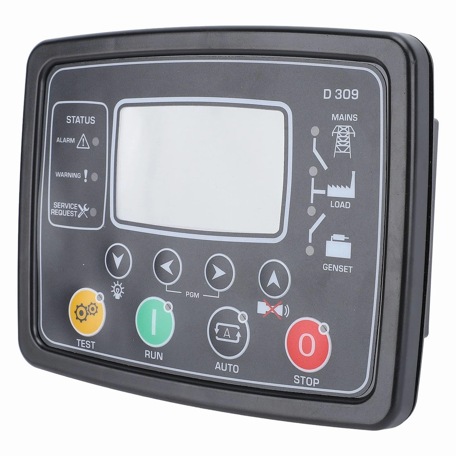 Panel de Control del Generador DKG309 Panel Controlador de Grupo Electrógeno Seguro y Duradero para de Alerta 8-36V