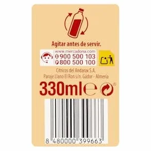 Hacendado Salmorejo fresco Botella 330 ml Pack 2