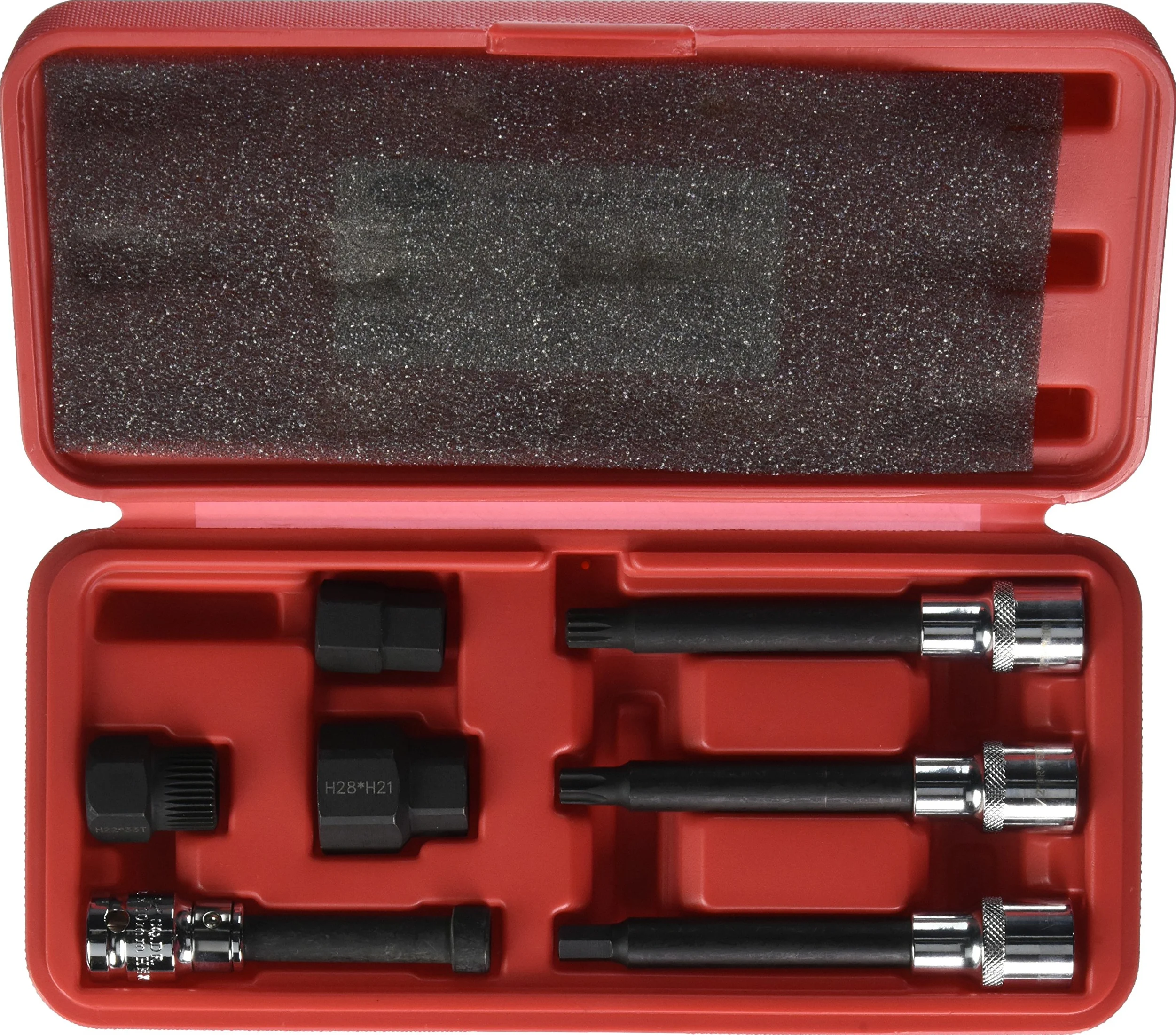 Gates 91024 Kit de Herramientas de polea de desacoplador de alternador con Funda, Negro