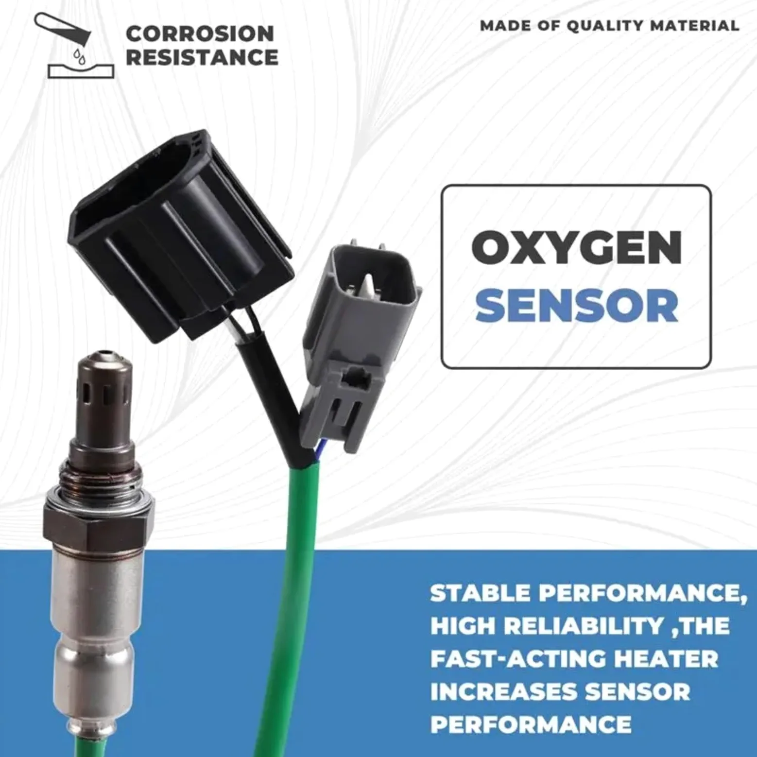 Sensor Oxígeno O2 Sonda Sensor De Oxígeno O2 Para Coche Y Sensor Lambda O2 Para Sonda LFBL-18-8G1 Compatible Con Mazda 3 2007-2009 Para Mazda 5 2009-2012