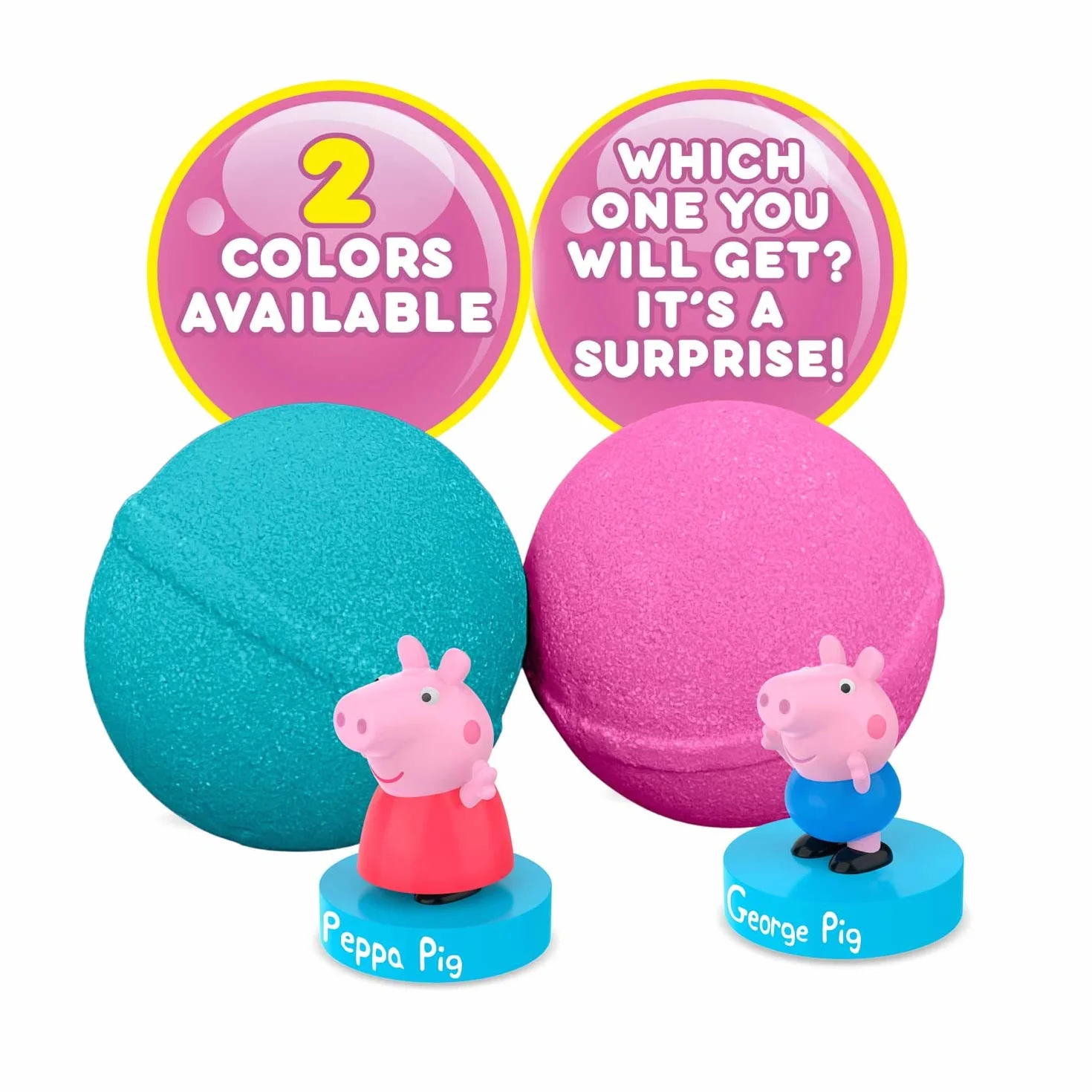 Peppa Pig Bombas de Baño Infantiles con Regalo Sorpresa 1 Unidad