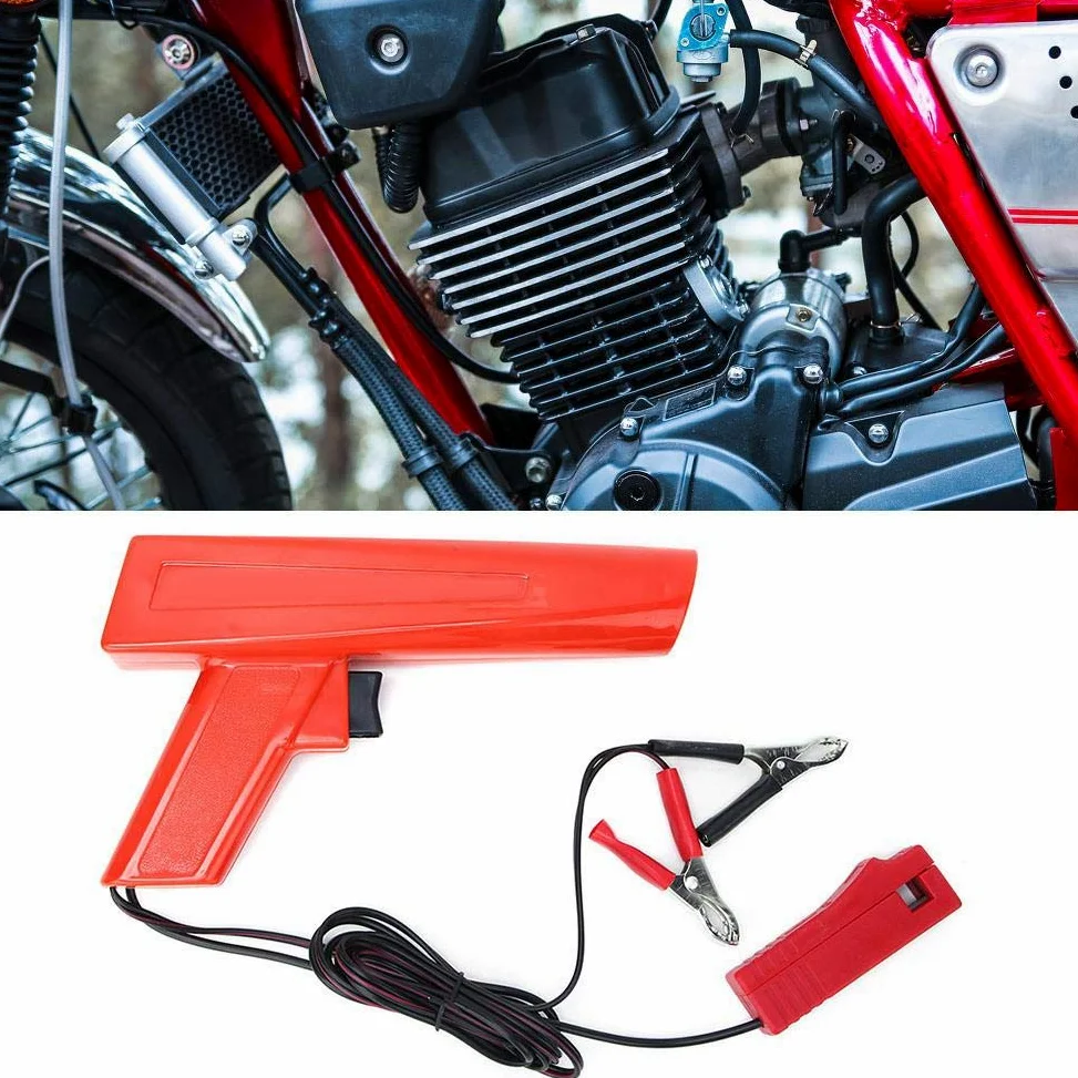 Probador de pistola de sincronización de encendido Inducción Lámpara de sincronización de xenón Coche Motor de motocicleta