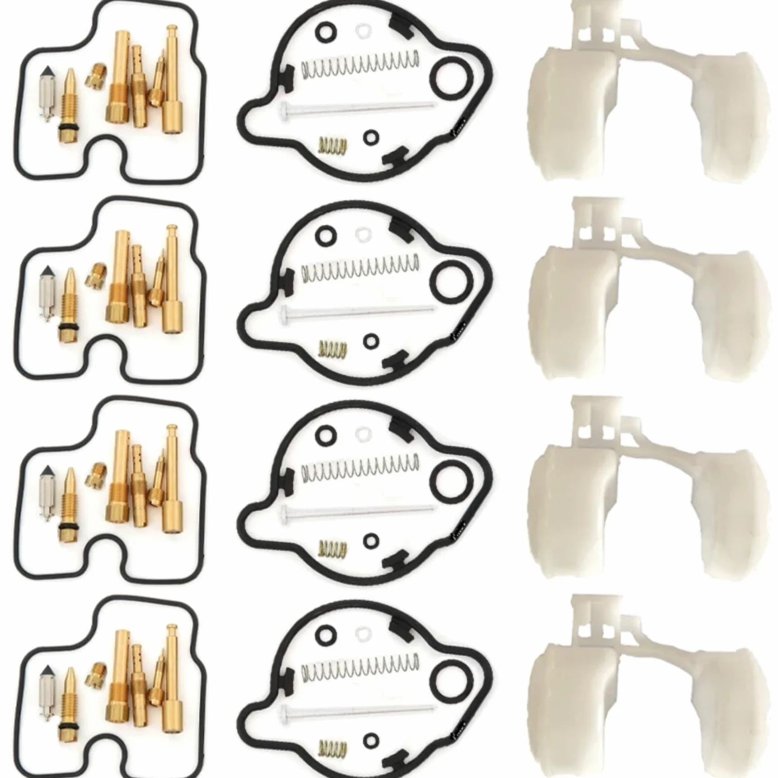 Kit Carburador Repuesto Kit Reparación Carburador Motocicleta, Combustible, Diafragma Émbolo Flotante Compatible Con CB1000 CB1000SF SC30 1994 1995, Kit De Reconstrucción De Carburador