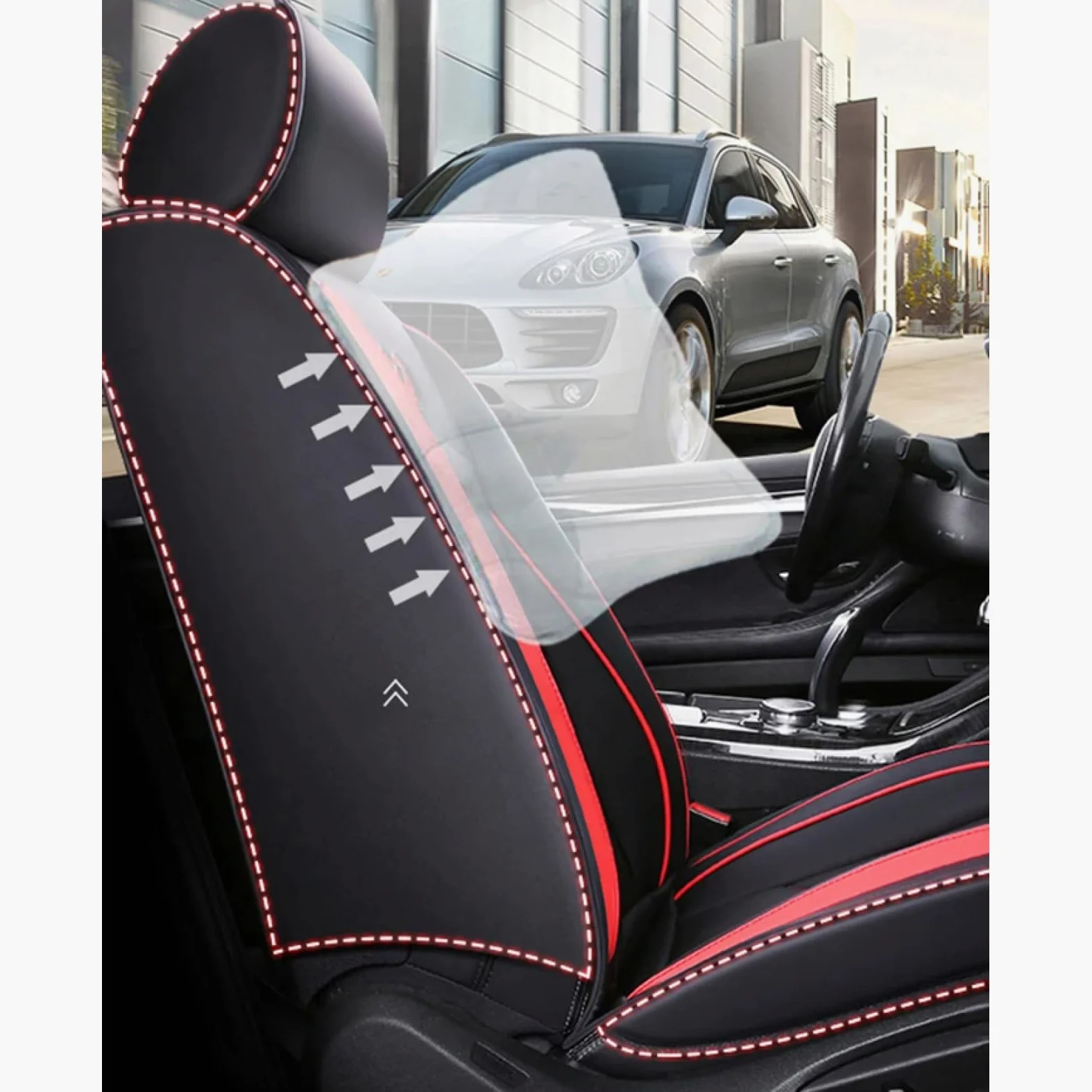 Fundas para Asientos de Coche, Polipiel, Fundas para Asientos de automóviles, Cobertura Total, Piel sintética para vehículos,para Hilux