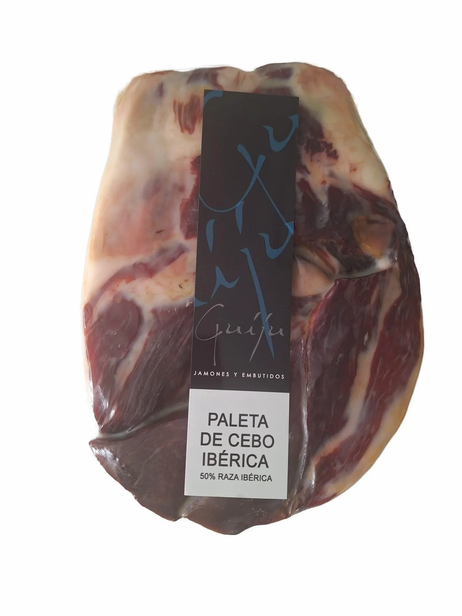 Jamón Ibérico Paleta de Cebo 50% Raza Ibérica Deshuesado 2,5-3 kg Guiju