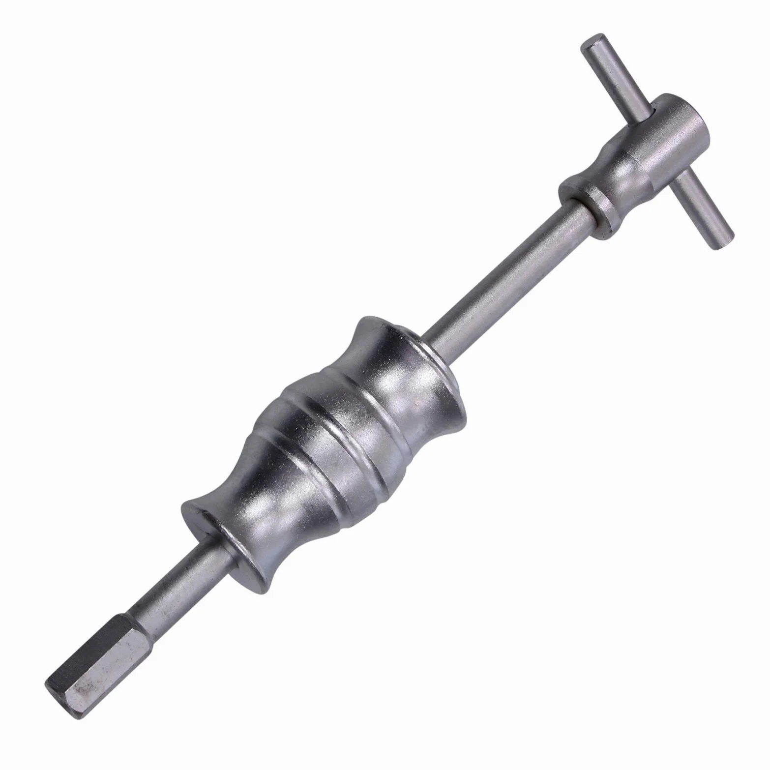 BGS Diy 97710 | Juego de extractores de rodamientos internos ciegos | 11 piezas | Martillo deslizante, 910 g, 285 mm, extractor de 2 brazos de 125 mm, 5 mandriles de extracción, adaptador M6, M8, M10