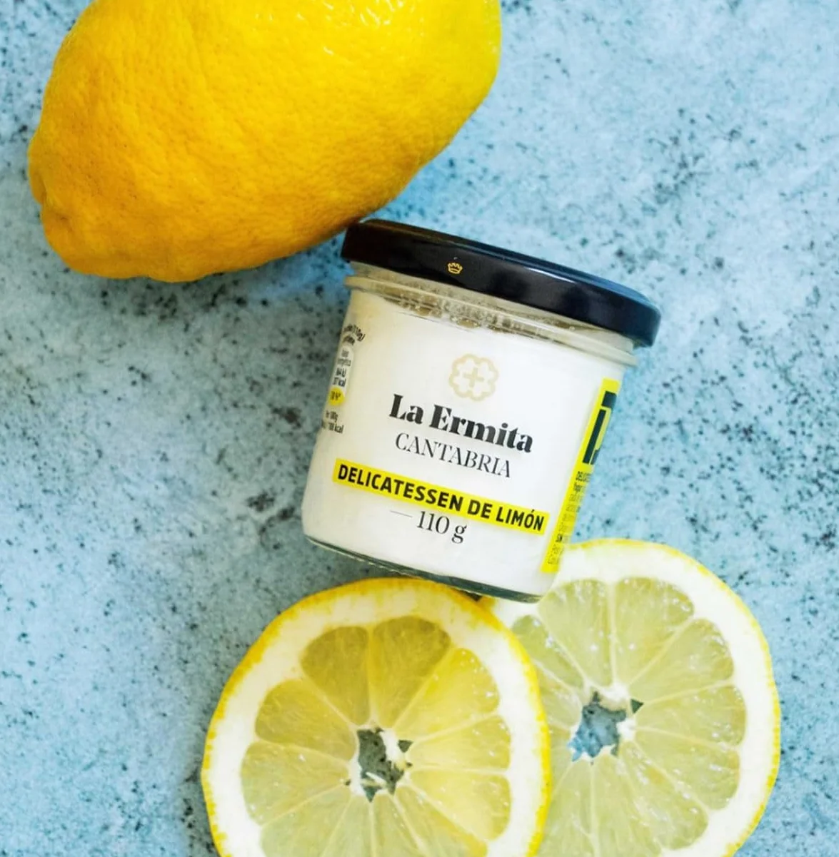 LA ERMITA Delicatessen de Limón, Postre Lácteo Cremoso, Sin Gluten, 110 g Pack 6