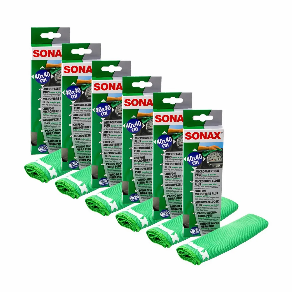 Sonax 04165000 - Paño de microfibra para interior y cristal (1 unidad)