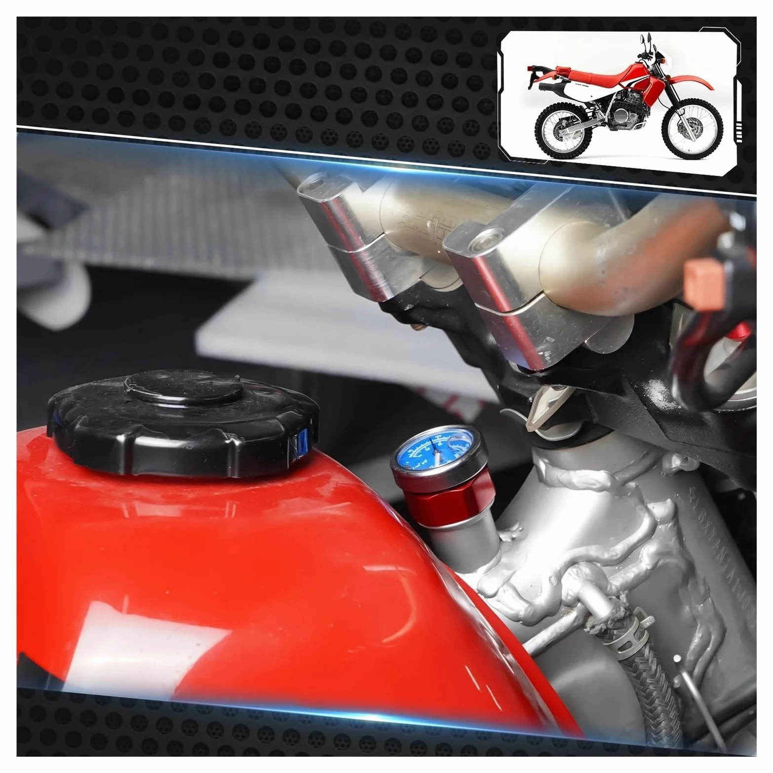 Varilla Nivel Aceite Motocicleta Con Indicador Temperatura Termómetro Temperatura Aceite Varilla Nivel Para XR650L Para XR 650 L 1993-2024 Aceite Varilla