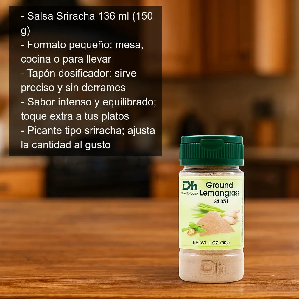 Lemongrass Powder 30g Citronela Vietnam Shaker Jar for Curries Soups Marinades Wok Infusions
