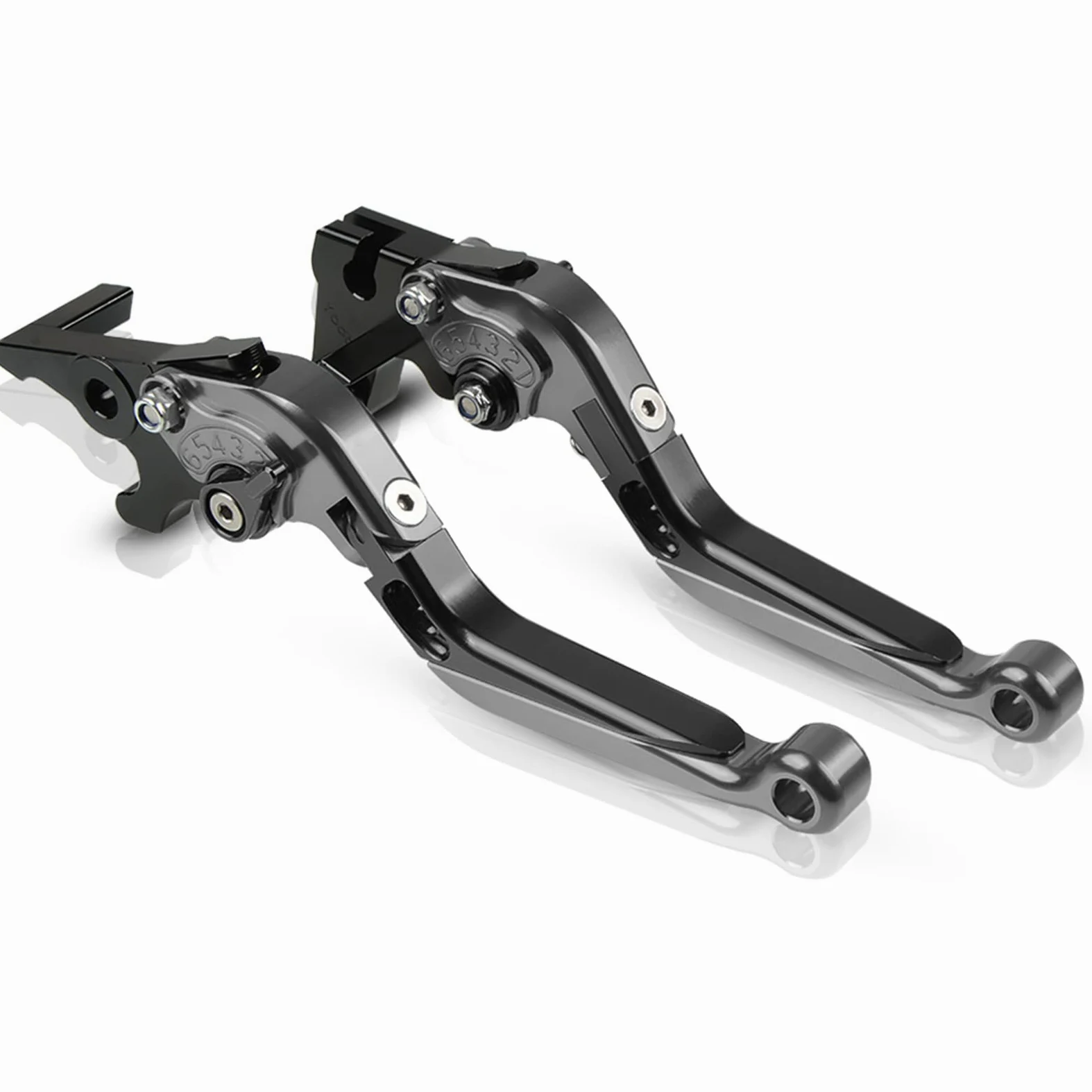 CNC Conjunto de Palanca de Embrague y Freno Extensibles Plegables para CB650R CB 650 R CBR650R CBR 650 R 2019-2021 Negro