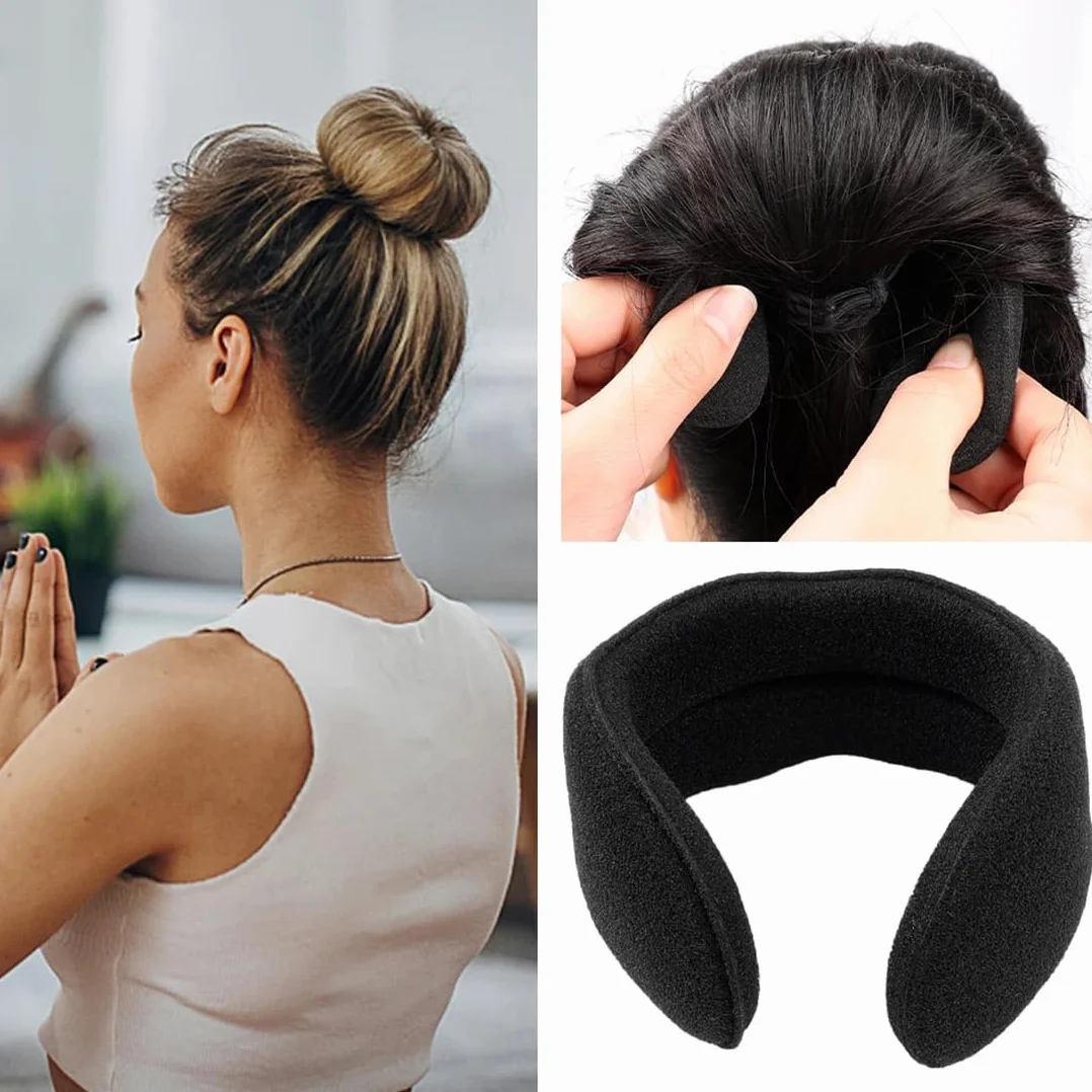 Máquina para Hacer Moños para El Pelo, 5 Piezas, Donas para Cabello, Herramienta de Moño para Mujeres y Niños