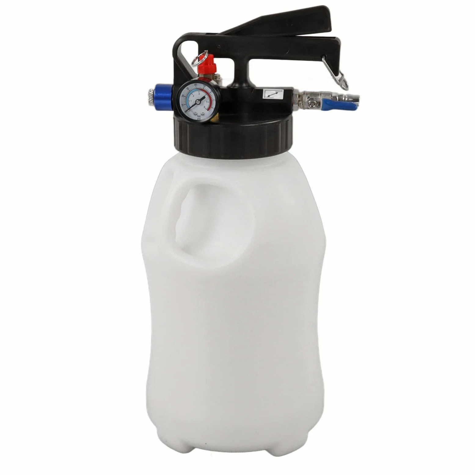 Ejoyous Herramienta Neumática de Recarga ATF de 6L, Extractor y Dispensador de Aceite Metálico con 13 Adaptadores para un Eficiente del Líquido de Transmisión
