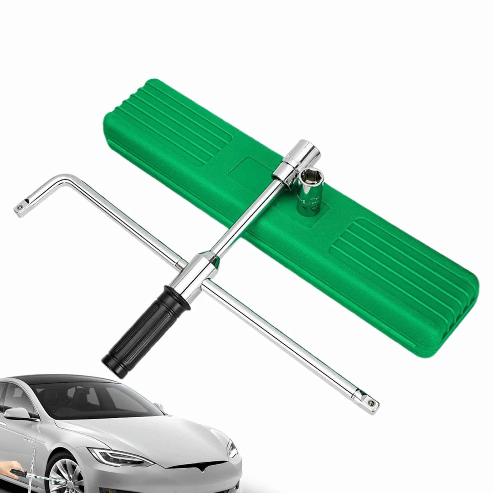 Genérico Llave Para Tuercas De Rueda Llave Cruzada para Tuercas de Rueda | Llave Extendida Para Neumáticos Para SUV, Autocaravana, Camión, Vehículo Automotriz, Coche, Taller de Garaje y