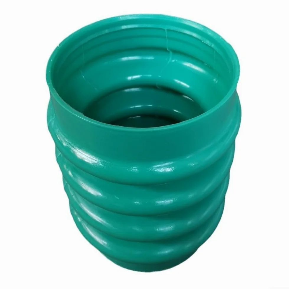 Repuesto de fuelle de goma para Wacker BS500, BS50-2, BS50-4, funda de filtro de aire compactador de suelo resistente, piezas vibratorias, ID135/124 mm H210 mm