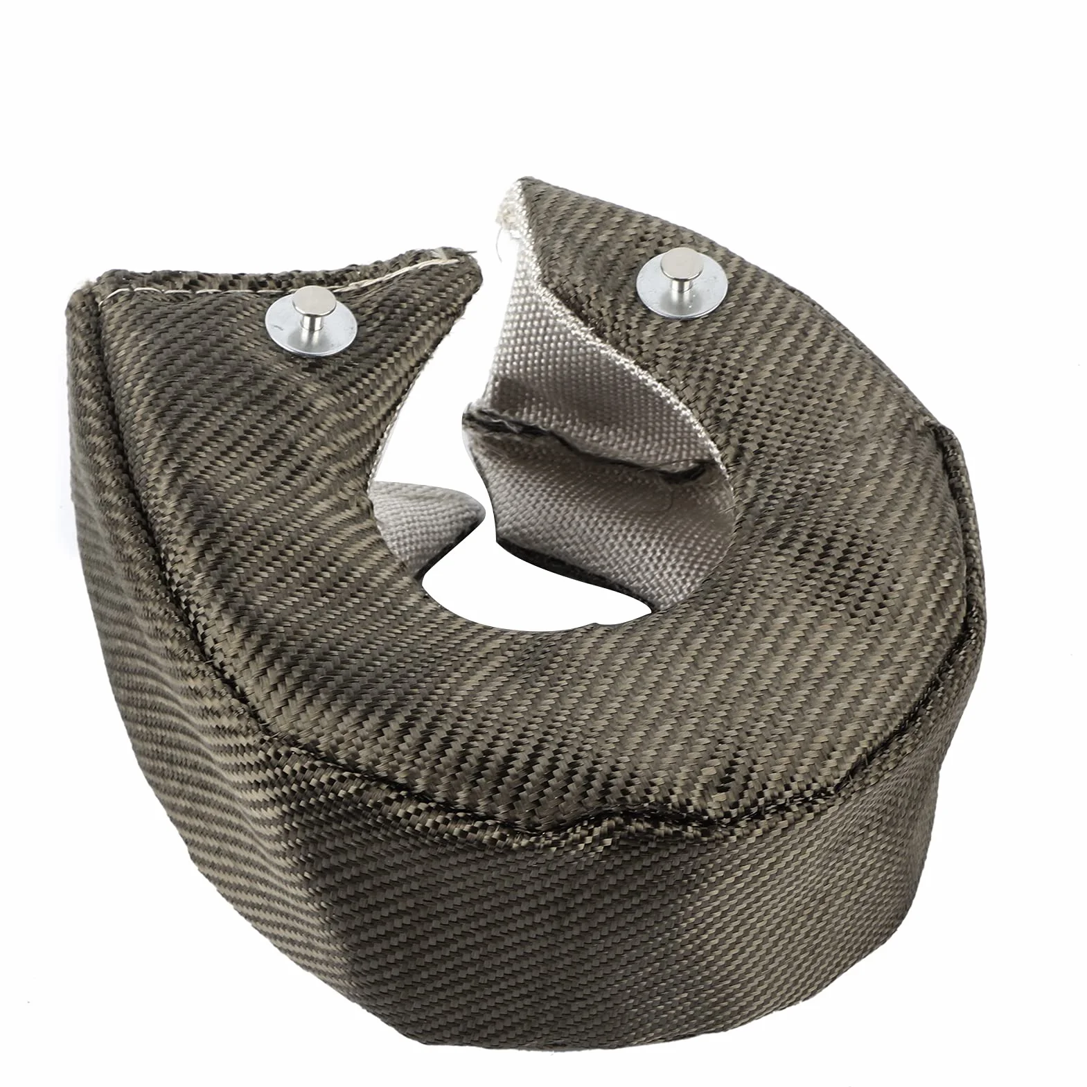 Turbo Heat Shield, Single Titanium Turbo Heat Shield Manta Barrera Turbo Charger Cover T3 / GT35 / GT37 / GT40 / GT42