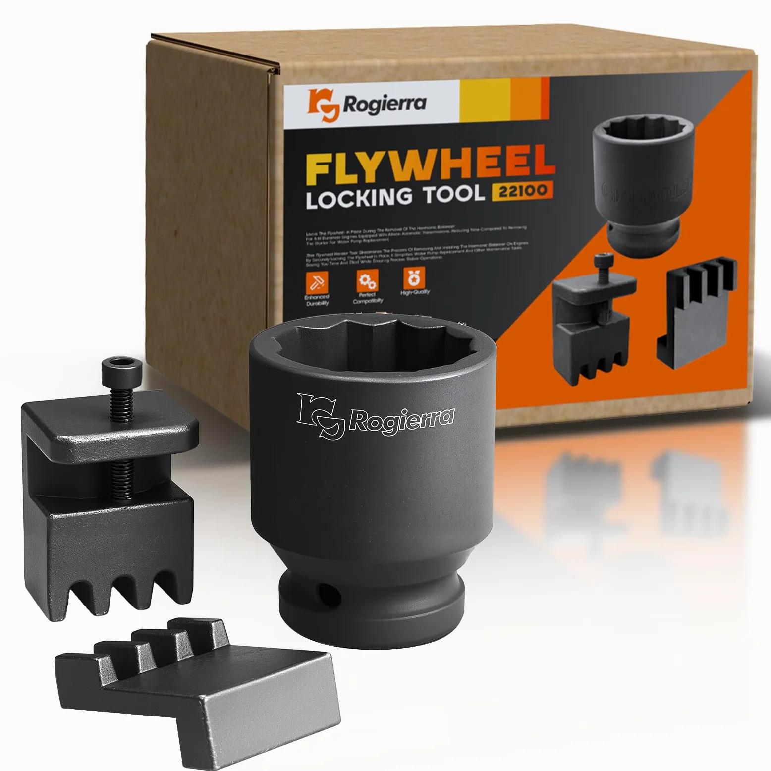 Rogierra Herramienta de bloqueo de volante 22100 con enchufe de 36 mm para motor Duramax de 6.6 L