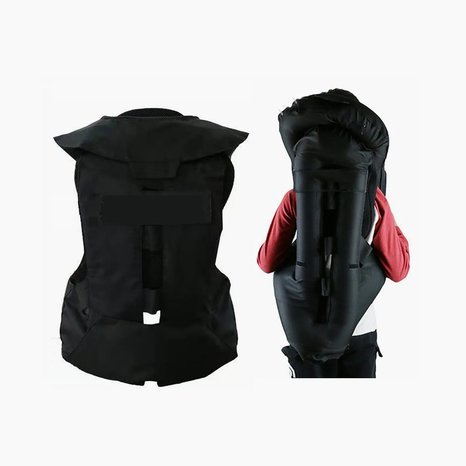 Chaleco Airbag Ecuestre for Niños Chaqueta De Bolsa De Aire for Montar En Motocicleta Hebilla De Tamaño Ajustable Abrigo Concurso Equitación