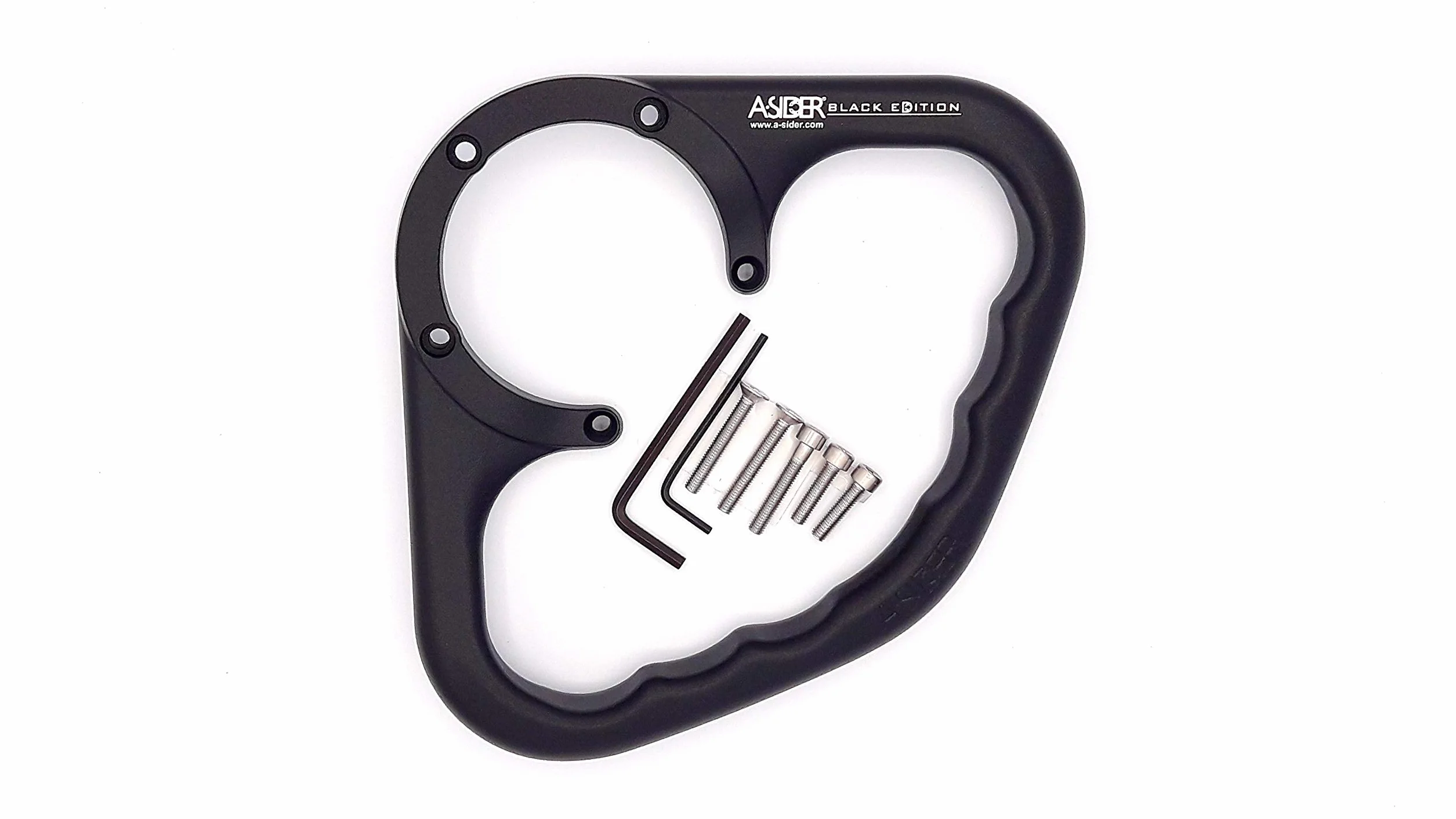 Asidero de depósito Negro A-Sider,específicamente para Ducati 1098-1198-848 Monster 600-1000 620-695 - S2R- S4R/S-821-1200 Monster 797-937 21-24 Super Sport 17-24,con Sistema 5 Tornillos.