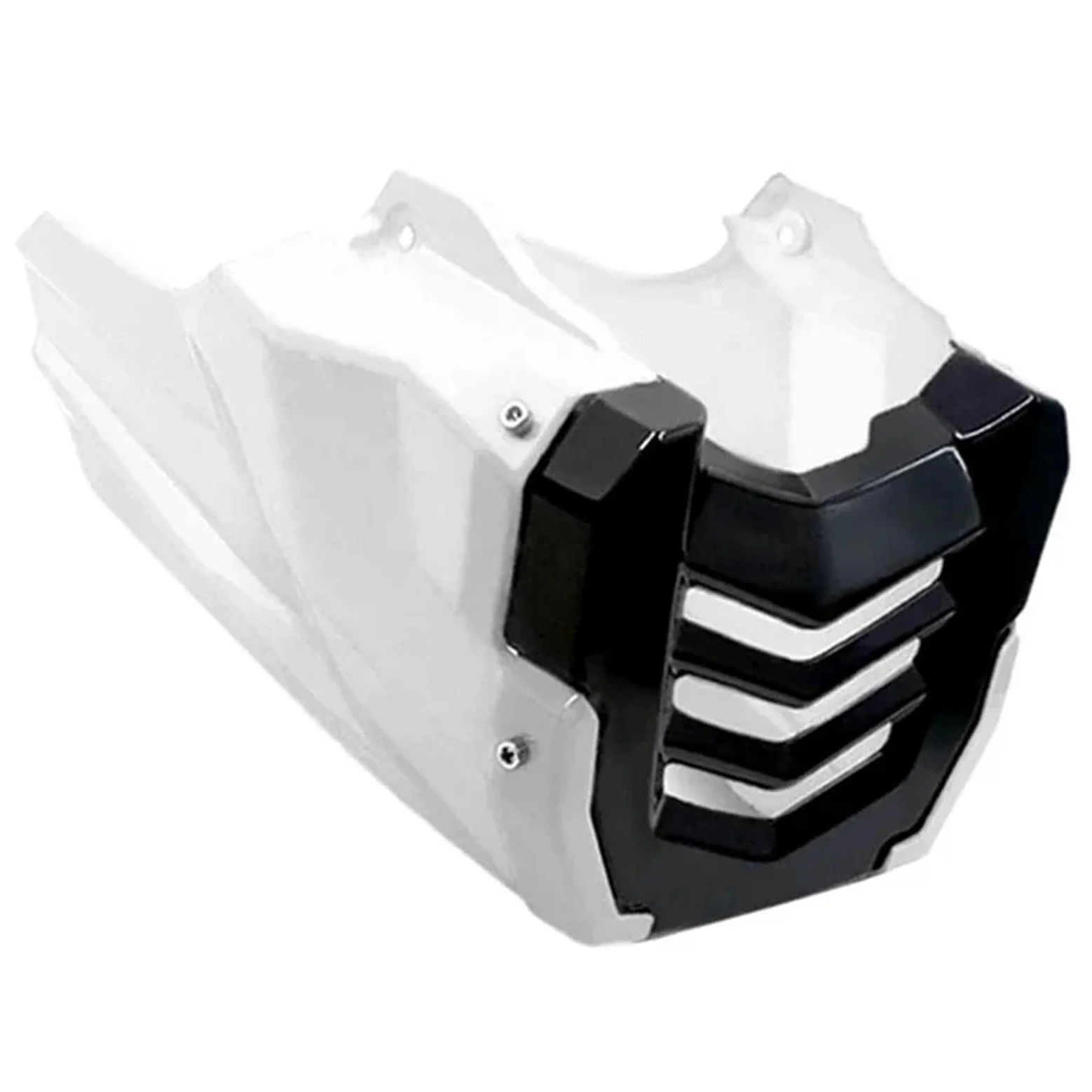 Alerón de Moto,Deflector Aire Protector de Motor de Motocicleta, Cubierta Protectora bajo carenado, Compatible con Honda MSX125(White)