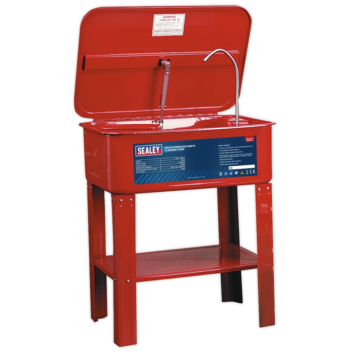 Sealey SM19 50ltr - Tanque de Limpieza de Piezas de Taller