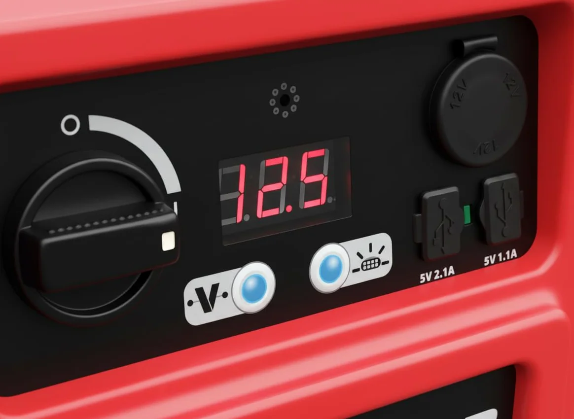 Jump-N-Carry JNC770R 1700 Peak Amp Premium 12-Volt Jump Starter - Red