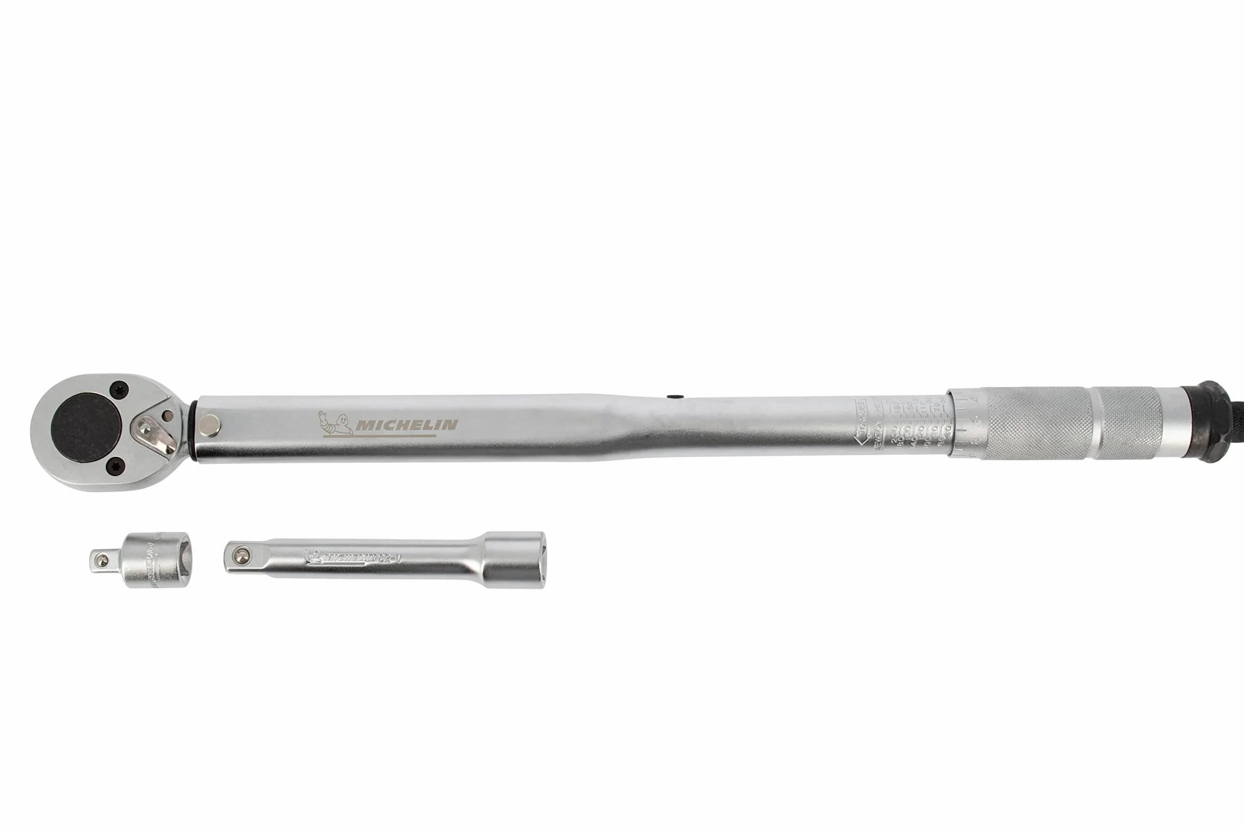 Llave dinamométrica MICHELIN MTW-210 1/2" en caja con barra extensible y adaptador