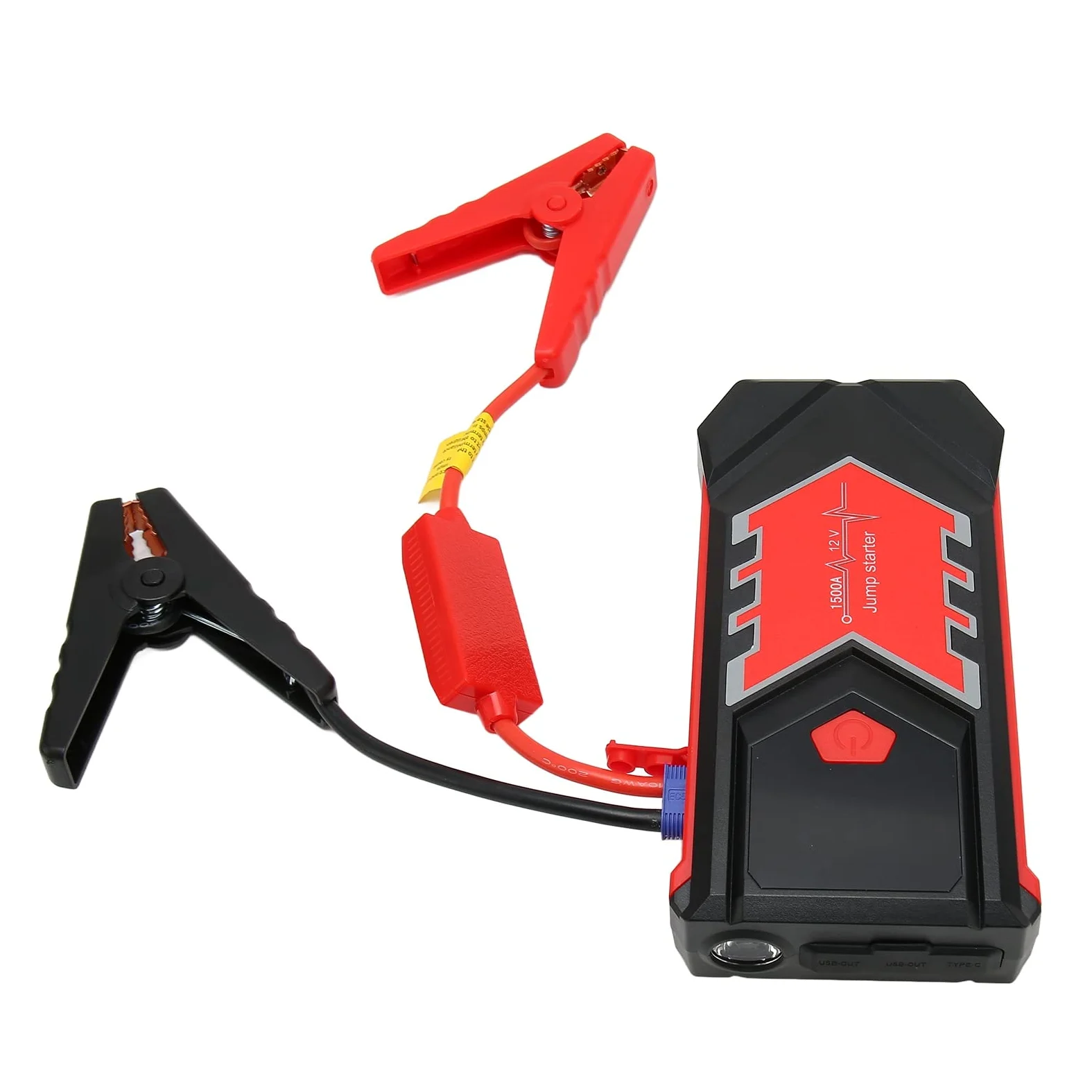 Arrancador de Coche 3000A Potente Arrancador de Emergencia para Todos los Vehículos de 12 V, Portátil y Ligero, Capacidad de 59800 MAh