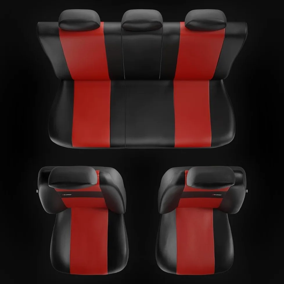 Mossa Fundas Asientos Coche aptas para Seat Ibiza II III IV V 1993-.. XL-RD | Hatchback, SportCoupé, Sportstourer