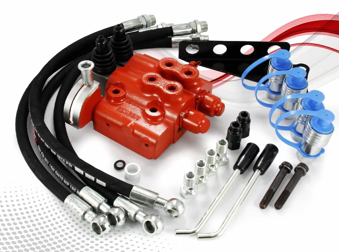 Kit de Válvula Remota Hidráulica Trasera para Massey Ferguson MF 135 150 230 231 240 245 250 253