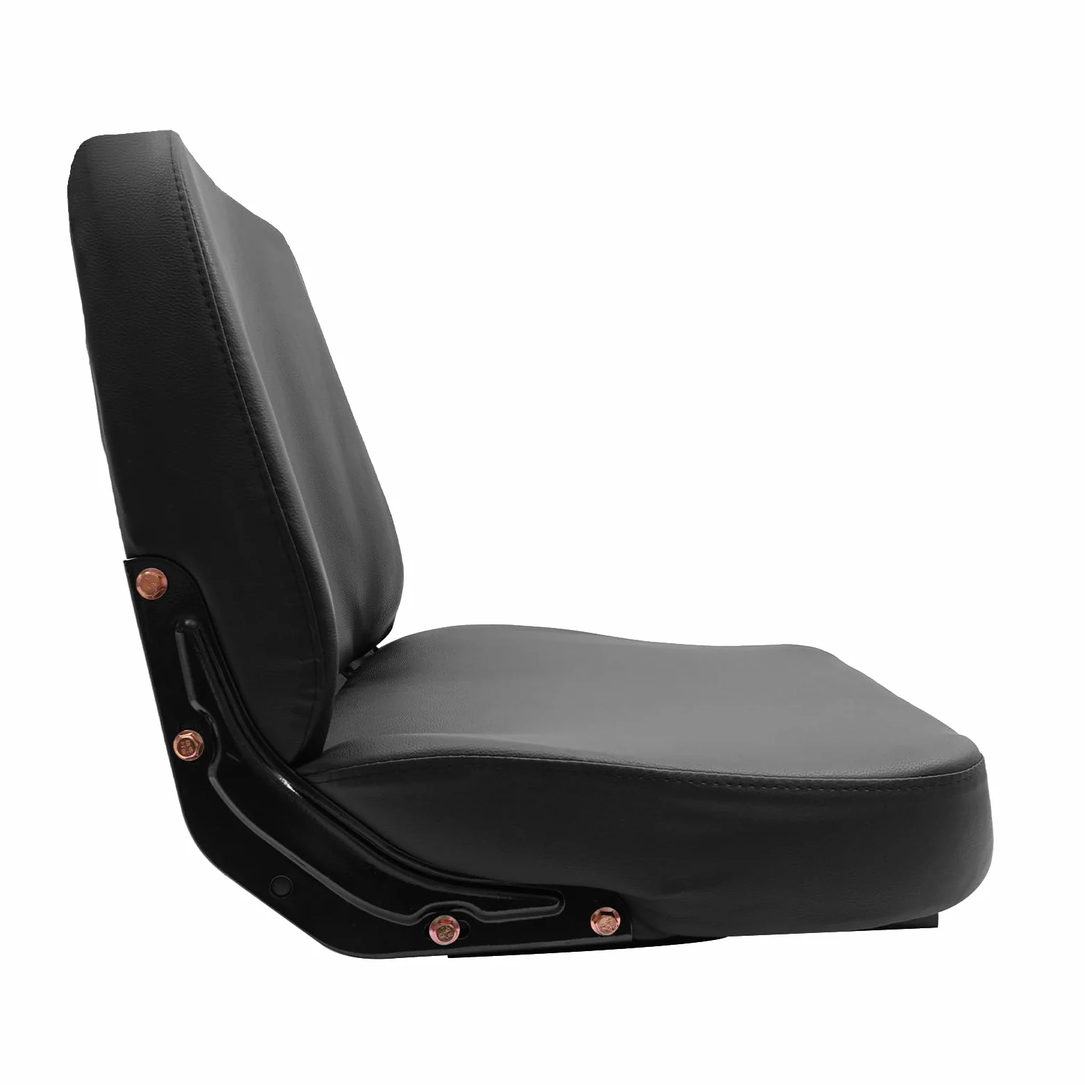 Asiento universal universal para carretilla elevadora, asiento ajustable de PVC esponja de acero para tractor, cortacésped, excavadora