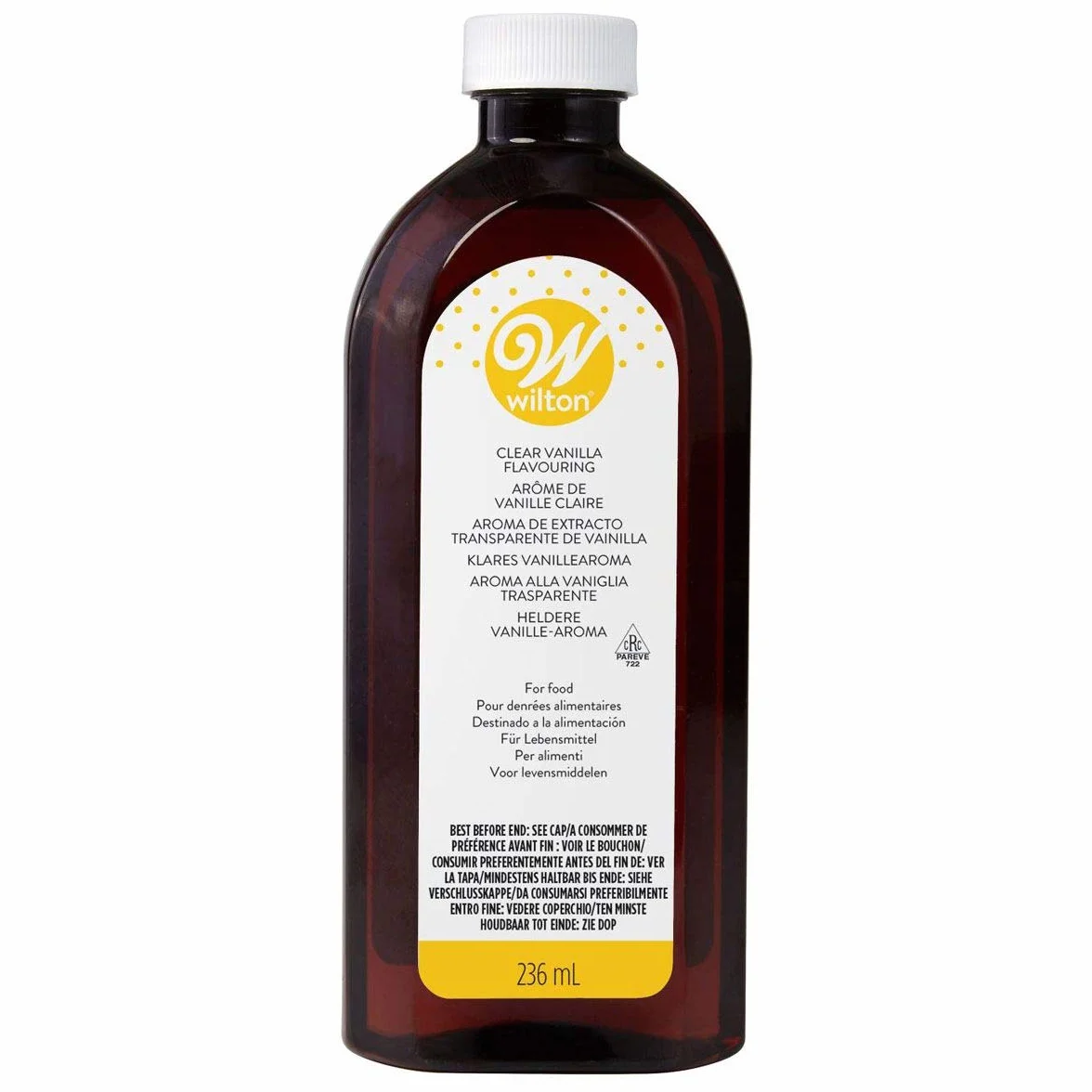 Wilton Extracto de vainilla transparente 236 ml