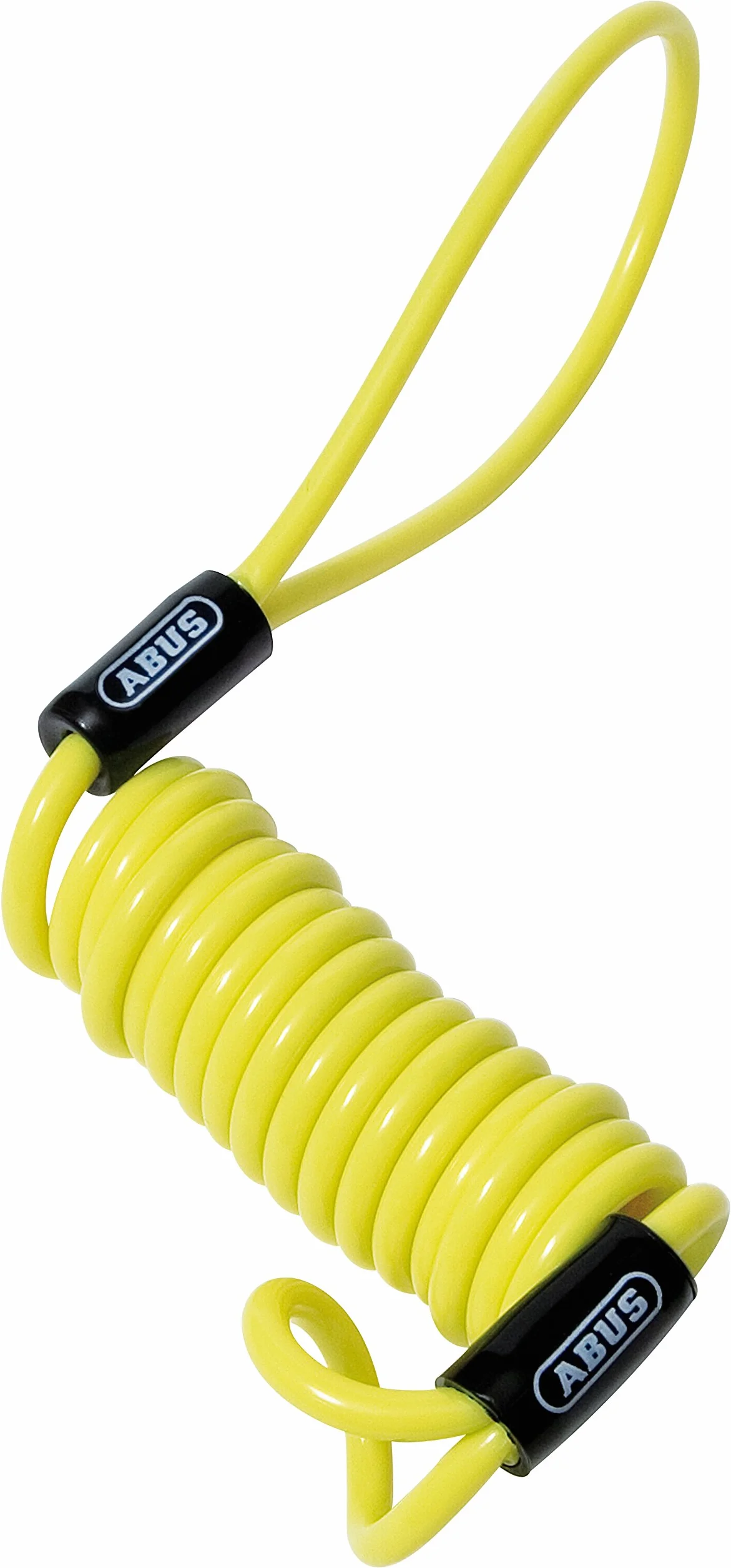 ABUS Memory Cable - cable recordatorio para el recordatorio visual del bloqueo del disco de freno - para la seguridad de la moto, amarillo