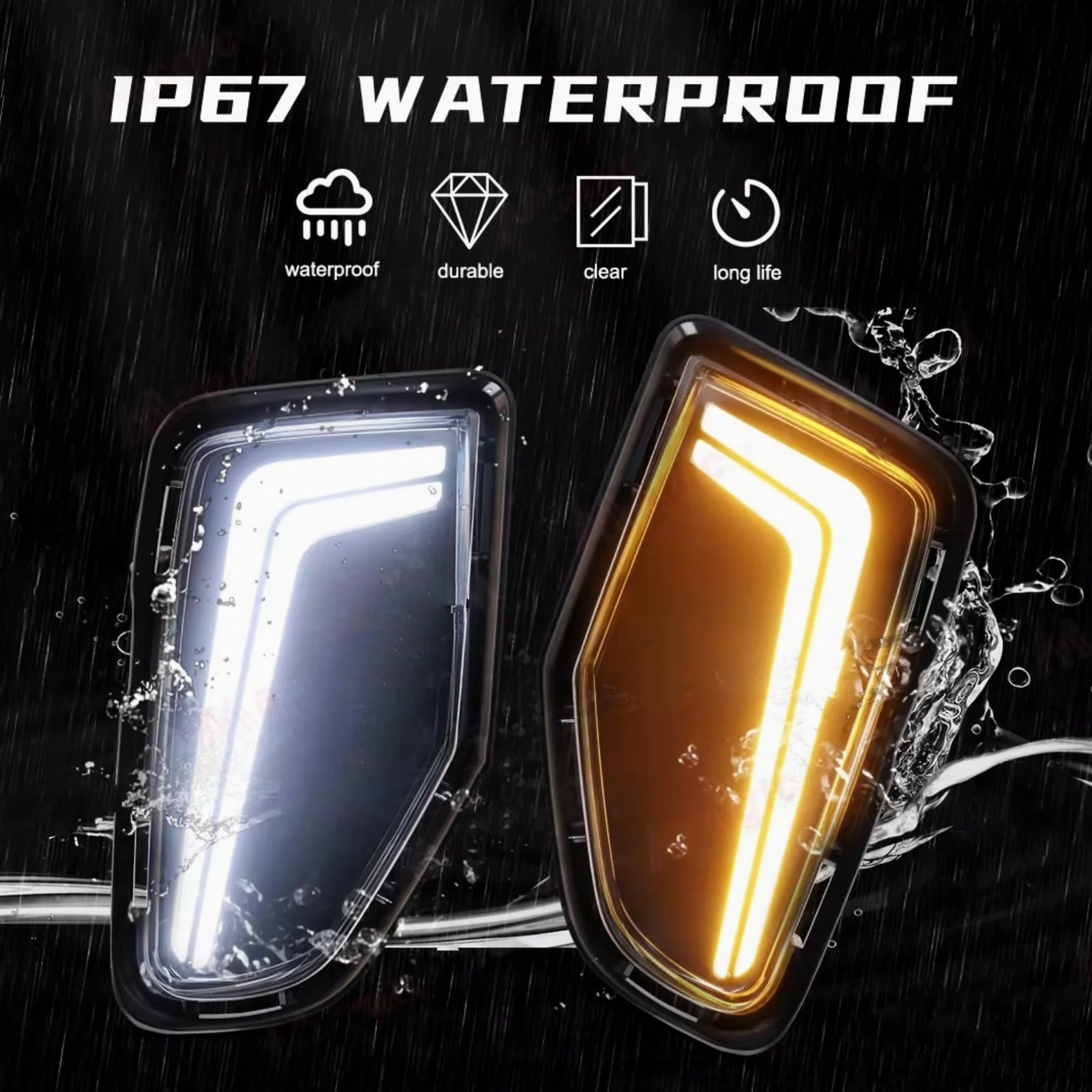 Faros Antiniebla Para Toyota Para Corolla Para Cruzar Luces Diurnas Led DRL Señal Vuelta Lámparas Niebla Parachoques Delanteros Luces Diurnas