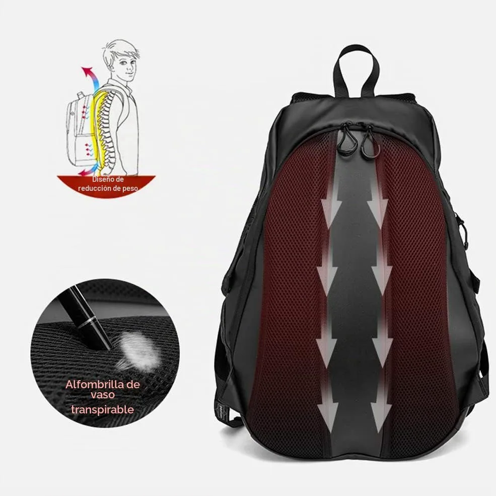 Shkalacar Mochila de Motocicleta Multifuncional, Gran Capacidad de Casco de Motocicleta Motocicleta Montar para Hombres Mujeres Mochila de Casco Impermeable